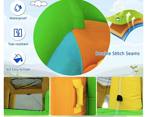 Надувний ігровий майданчик Costway Merlin 400х361х255 см