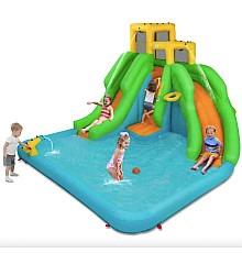 Надувний ігровий майданчик Costway Merlin 400х361х255 см