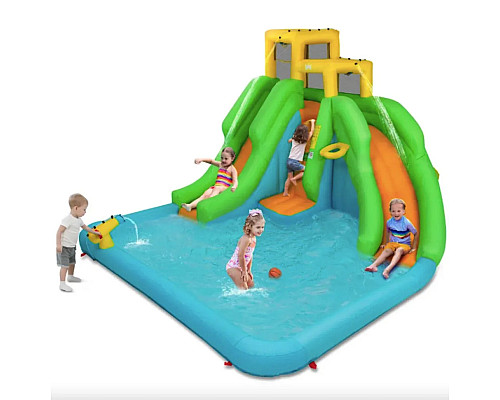 Надувний ігровий майданчик Costway Merlin 400х361х255 см