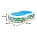 Басейн надувний дитячий Paradise Lagoon Intex 56490 262x160х46 см