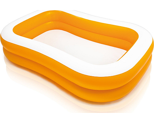 Басейн надувний дитячий Mandarin Swim Center Intex 57181-orange 228x147х46 см