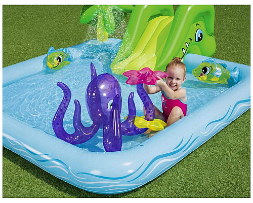 Надувний ігровий майданчик Акваріум Bestway 53052 239x206x86 см