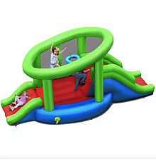 Надувний ігровий майданчик Costway Castillo 410х190х197 см