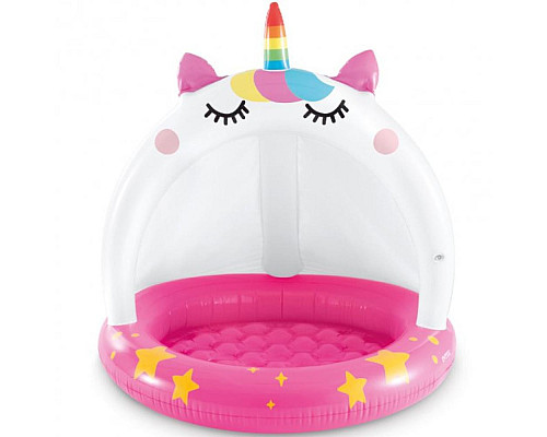 Басейн надувний дитячий Єдиноріг Intex 58438 102x102 см