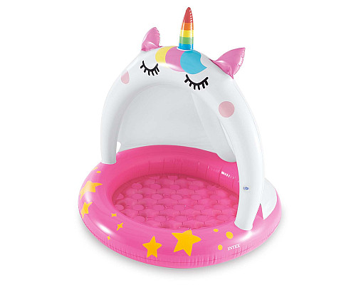 Басейн надувний дитячий Єдиноріг Intex 58438 102x102 см