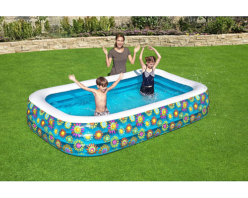 Басейн надувний дитячий Flora Bestway 54120 229х152х56 см