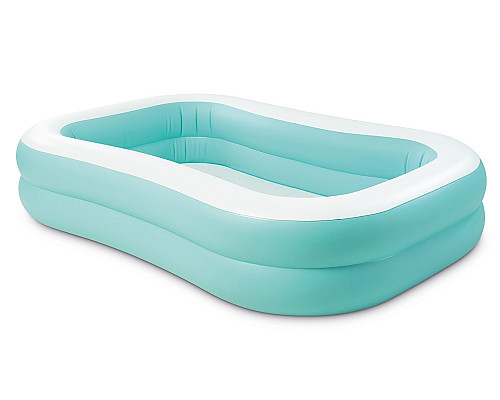 Басейн надувний дитячий Intex 57181-blue 229x147x46 см