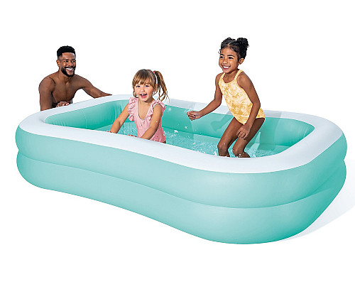 Басейн надувний дитячий Intex 57181-blue 229x147x46 см