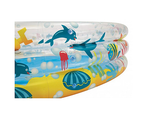 Басейн надувний дитячий Bestway Дельфіни 51005 183х33 см