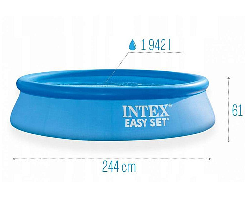 Басейн надувний дитячий Easy Set Intex 28106 244 x 61 см