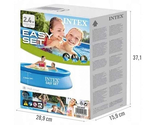 Басейн надувний дитячий Easy Set Intex 28106 244 x 61 см