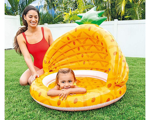 Басейн надувний дитячий Ананас Intex 58414 102x94 см