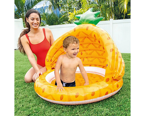 Басейн надувний дитячий Ананас Intex 58414 102x94 см