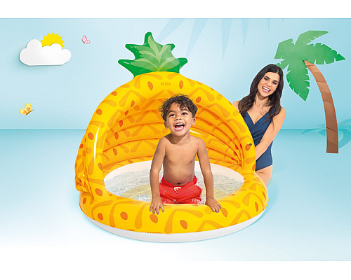 Басейн надувний дитячий Ананас Intex 58414 102x94 см