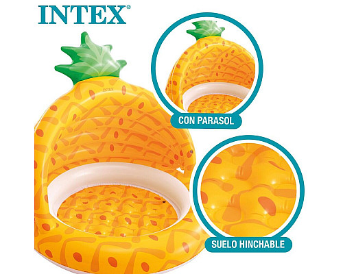 Басейн надувний дитячий Ананас Intex 58414 102x94 см