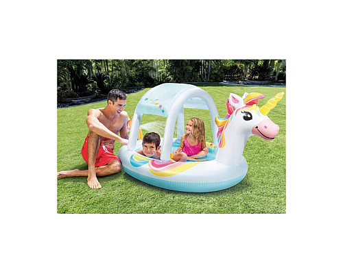 Басейн надувний дитячий Єдиноріг Intex 58435 254x132x109 см
