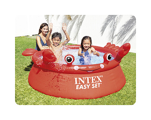 Басейн надувний дитячий Краб INTEX 26100 183x51 см