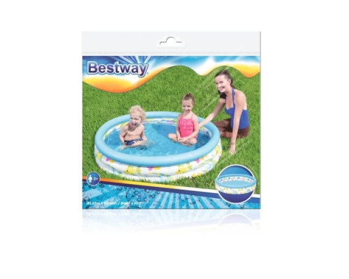 Басейн надувний дитячий Рибки Bestway 51226 122х25 см Басейн надувний дитячий Рибки Bestway 51226 122х25 см