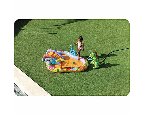Надувний ігровий майданчик Dino Park Intex 56139 201х157х69 см Надувний ігровий майданчик Dino Park Intex 56139 201х157х69 см