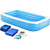 Басейн надувний дитячий Bestway 54009 305x183 см 3в1