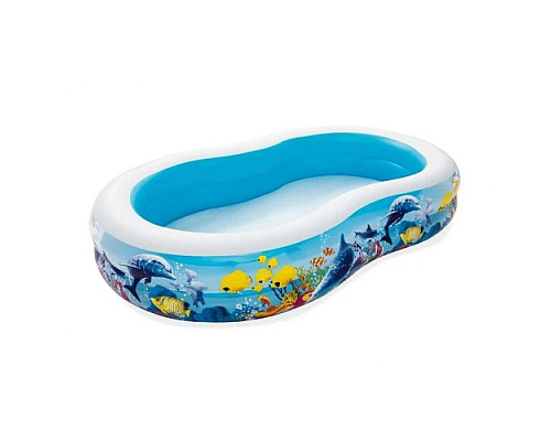 Басейн надувний дитячий Sea Depths Bestway 262х157х46 см