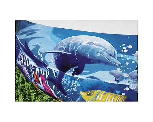 Басейн надувний дитячий Sea Depths Bestway 262х157х46 см