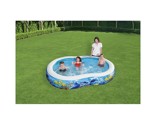 Басейн надувний дитячий Sea Depths Bestway 262х157х46 см