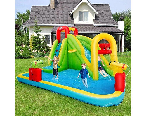 Надувний ігровий майданчик  Water Park Costway 400x335x230 см