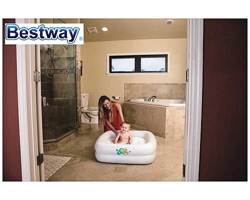Басейн надувний дитячий Bestway 51116 86x86x25 см