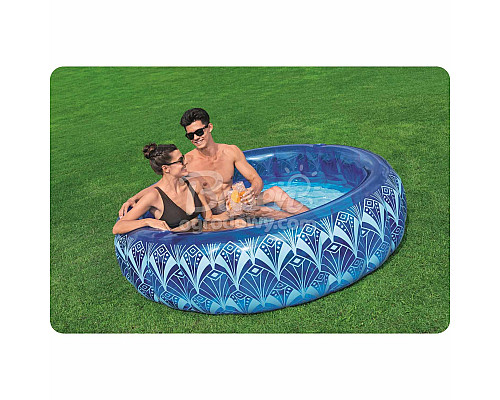 Басейн надувний Bestway 54479 BOHEMIAN BLUE 168 x 53 см
