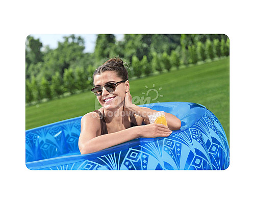 Басейн надувний Bestway 54479 BOHEMIAN BLUE 168 x 53 см