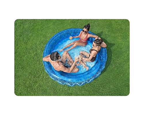 Басейн надувний Bestway 54479 BOHEMIAN BLUE 168 x 53 см