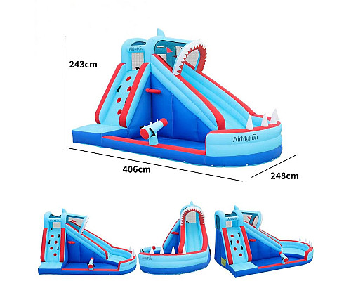 Ігровий майданчик надувний AirMyFun Shark 83046