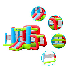 Ігровий майданчик надувний Doctor Dolphin Tennis & Soccer 72013 460 х 290 х 210 см - різнокольоровий