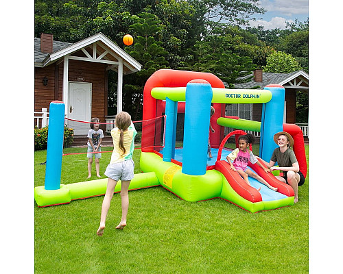 Ігровий майданчик надувний Doctor Dolphin Tennis & Soccer 72013 460 х 290 х 210 см - різнокольоровий