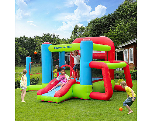 Ігровий майданчик надувний Doctor Dolphin Tennis & Soccer 72013 460 х 290 х 210 см - різнокольоровий