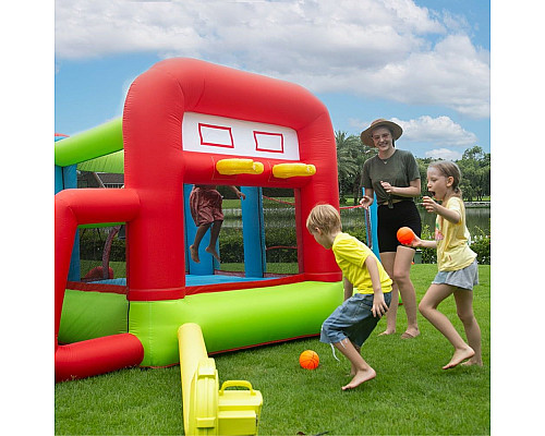 Ігровий майданчик надувний Doctor Dolphin Tennis & Soccer 72013 460 х 290 х 210 см - різнокольоровий