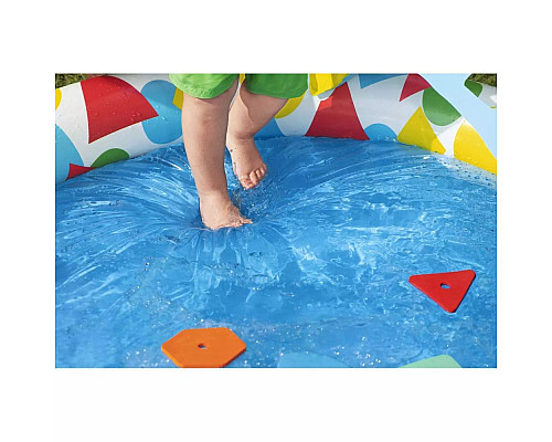 Басейн надувний дитячий Splash Learn Bestway 52378 120x117x46 см