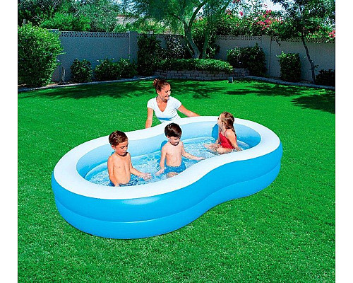 Басейн надувний дитячий Лагуна Bestway 54117 262x157x46 см