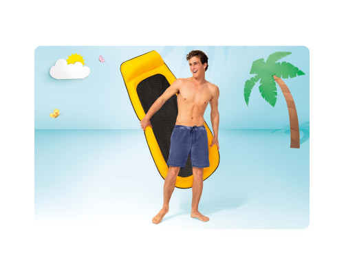 Матрац надувний з сіткою INTEX 58836 жовтий, 178 x 94 см