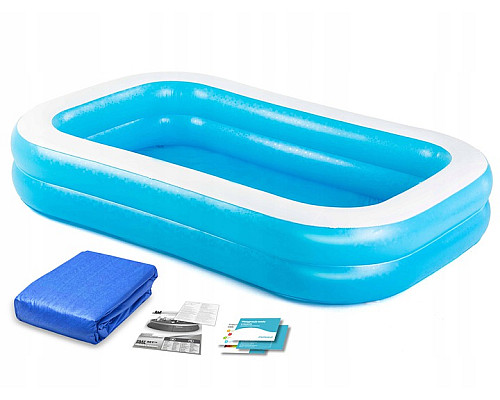 Басейн надувний дитячий Bestway 54006 262x175x51 см