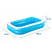 Басейн надувний дитячий Bestway 54006 262x175x51 см