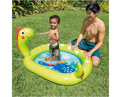 Басейн надувний дитячий Intex 58437 Динозавр 119x109x66 см