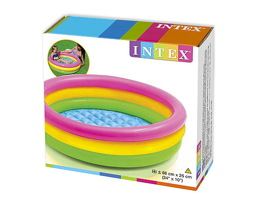 Басейн надувний дитячий Sunset Glow INTEX 57107 61x22 см