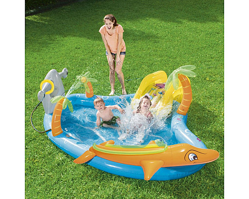 Басейн надувний дитячий Sea Pool Bestway 53067 280х257х87 см