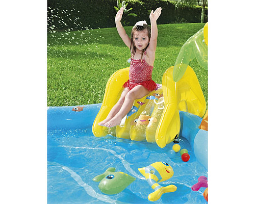Басейн надувний дитячий Sea Pool Bestway 53067 280х257х87 см