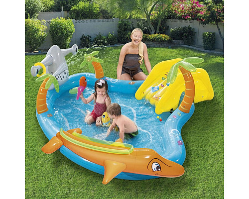 Басейн надувний дитячий Sea Pool Bestway 53067 280х257х87 см