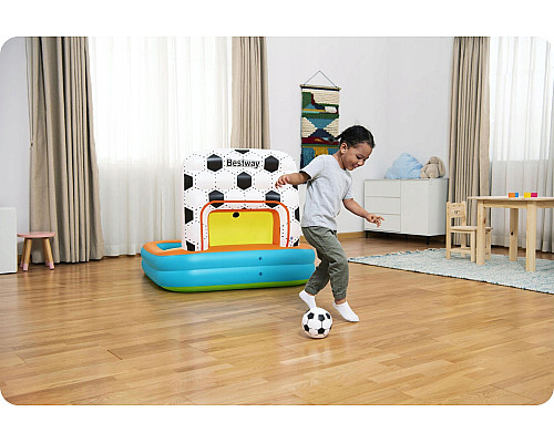 Надувний ігровий майданчик Kick 'N Swish Bestway 52728 120x107x84 см Надувний ігровий майданчик Kick 'N Swish Bestway 52728 120x107x84 см