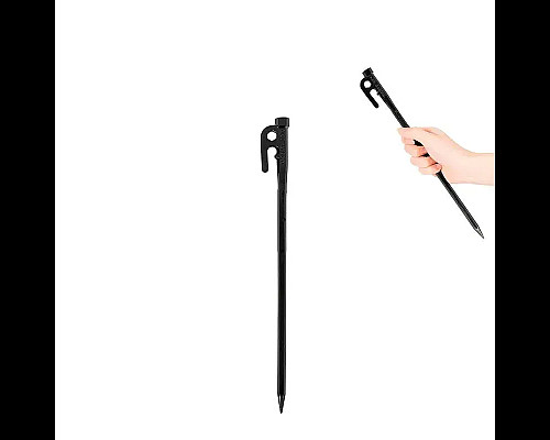 Кілочок з гачком T-подібний Mobi Garden NX20672046 300 мм, чорний Кілочок з гачком T-подібний Mobi Garden NX20672046 300 мм, чорний