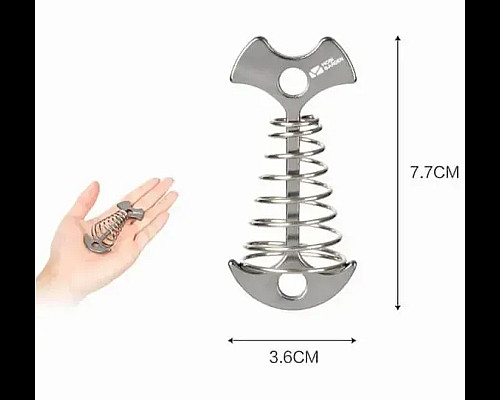 Гачок пружинний якірний Mobi Garden NX21672003, сірий Гачок пружинний якірний Mobi Garden NX21672003, сірий